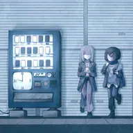 夜の自贩机